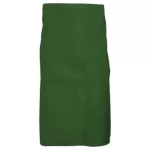 Dennys Adults Unisex Catering Waist Apron With Pocket (One Size) (Bottle Green)