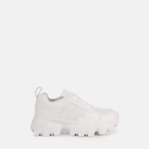 Missguided Cleated Sole Trainer - White