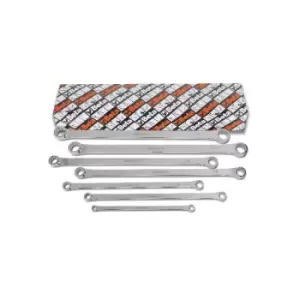 Beta Tools 88/S7 7pc Extra Long Double End Flat Bi-Hex Ring Wrench Set 000880107