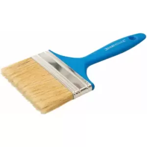 Silverline - Plastic Disposable Paint Brush Blue Handle 100mm