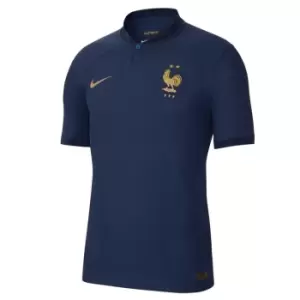 Nike France Authentic Home Shirt 2022 2023 Adults - Blue