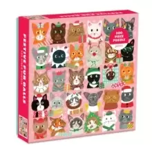 Festive Furballs 500 Piece Puzzle