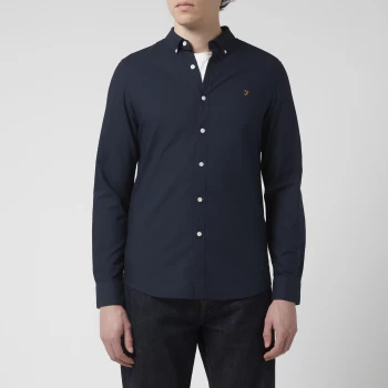 Farah Mens Brewer Shirt - Navy - S