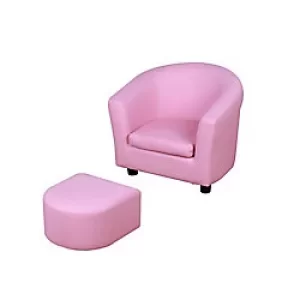 HOMCOM Kids Sofa 310-036 pink