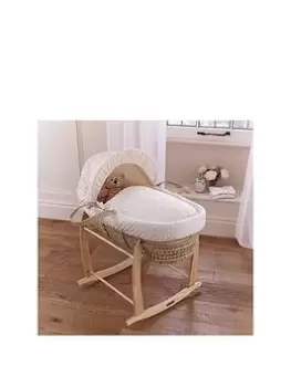 Clair De Lune Dimple Cream Wicker & Deluxe stand Grey, Cream