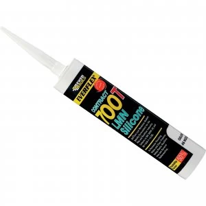 Everbuild Silicone Sealant White 310ml