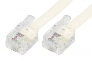 7m Telephone Cable Rj11 4 Conductors