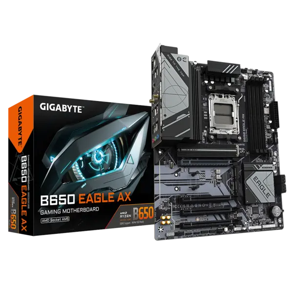 Gigabyte B650 Eagle AX AMD Ryzen DDR5 ATX WIFI Motherboard - Socket AM5