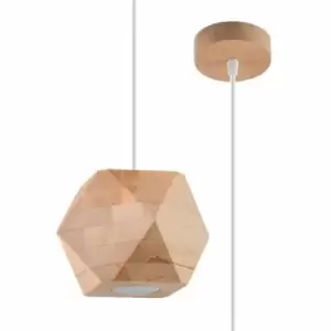 Sollux Pendant Lamp Woody Natural Wood