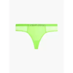 Calvin Klein FUTURE SHIFT Mesh Thong - Green