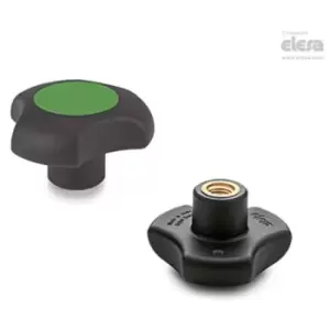 Elesa - Lobe knob-VTT.40-C-B-M8-C17 Green