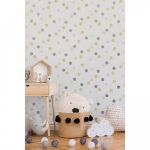 Superfresco Easy Watercolour Dotty Polka Wallpaper