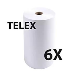 Exacompta Receipt Rolls 1ply 60g, 210x120, 6 Sets of 10 Rolls