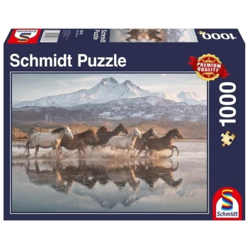 Horses in Cappadocia Jigsaw Puzzle - 1000 Pieces