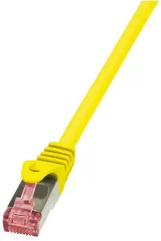 LogiLink Cat.6 S/FTP, 1.5m networking cable Yellow Cat6 S/FTP (S-STP)