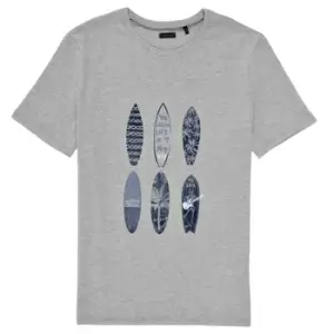 Ikks XS10363-24-J boys's Childrens T shirt in Grey - Sizes 12 years,14 years