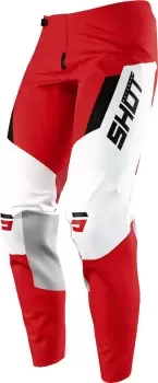 Shot Contact Chase Motocross Pants, white-red, Size 26, white-red, Size 26