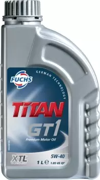 FUCHS TITAN GT1 5W-40 XTL ENGINE OIL LUBRICANT 1 LITRE ACEA C3 API SN/SM