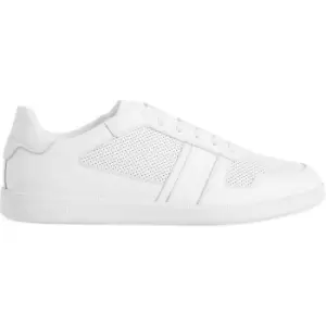 Calvin Klein Low Top Lace Up Lth - White