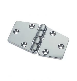 Tapered Double Tail Hinges in Brass or Chromium plated