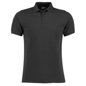 Kustom Kit Mens Short Sleeve Polo Shirt (XXS) (Graphite)