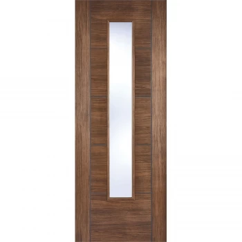 Vancouver Internal Glazed Walnut Laminate 1 Lite Door - 686 x 1981mm