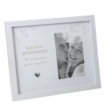 4" x 6" - AMORE BY JULIANA Anniversary Photo Frame - 50