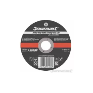 Silverline - Heavy Duty Metal Cutting Disc Flat 115 x 3 x 22.23mm 103610