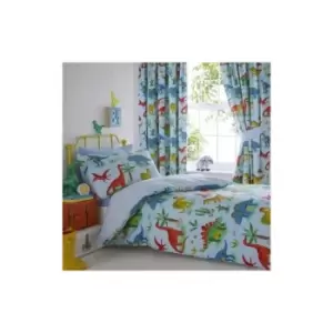 Portfolio Bedding Dinosaur Duvet Cover Set Blue - Double