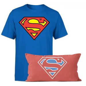 Superman T-Shirt And Cushion Bundle - Kids - 11-12 Years