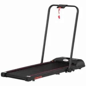 Homcom Foldable Walking Treadmill W/ LED Display Black