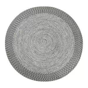 Harbour Lifestyle Athena Indoor & Outdoor Round Rug - Shale Grey - 270Cm