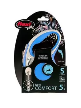 Flexi New Comfort Blue 5M Cord Dog Lead Small