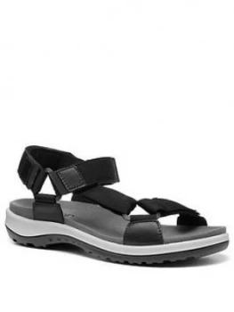 Hotter Escape Casual Walking Sandals - Black