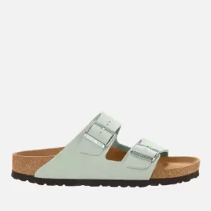 Birkenstock Womens Arizona Slim Fit Vegan Double Strap Sandals - Matcha - UK 7.5