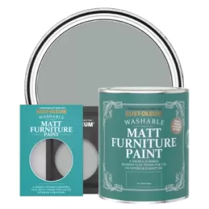 Rust-Oleum Matt Furniture & Trim Paint - PITCH GREY - 750ml