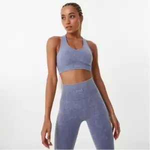 Everlast Seamless Acid Wash Sports Bra Womens - Blue