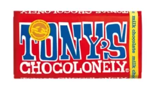 Tonys Chocolonely Milk Chocolate Bar 180g (3 minimum)