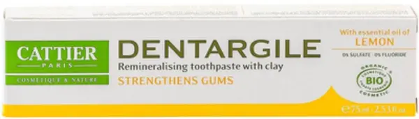 Cattier Paris Dentargile Clay Lemon Toothpaste 75ml