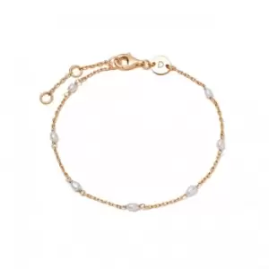 Treasures Seed Pearl 18ct Gold Plated Bracelet TBR03_GP