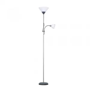 Mozz Silver Mother and Child Floor Lamp