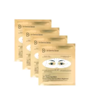 Dr. Dennis Gross Skincare DermInfusions Lift + Repair Eye Mask X 4