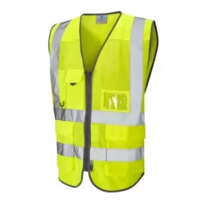 Cobbaton ISO 20471 CL 2 Coolviz Superior Waistcoat Hi-vis YellowXXL