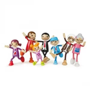 Hape Modern Family Display Figures (1 At Random)