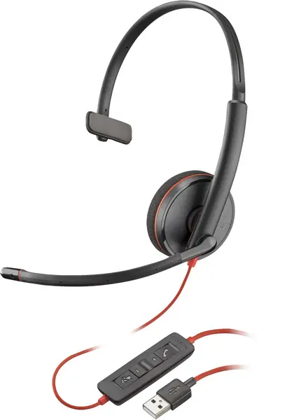 HP POLY Blackwire C3210 USB-A Black Headset (Bulk). Product type: Headset. Connectivity technology: Wired. Recommended usage: Office/Call center Cable