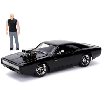 Jada Toys Fast & Furious Build N' Collect 1:24 Scale Die Cast Kit - Dom & Dodge Charger R/T