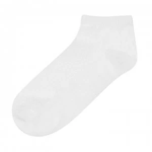 Lonsdale 5 Pack Trainer Socks Mens - White