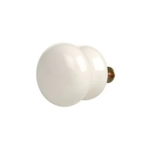 BQ Porcelain effect Classic Knob Cabinet knob D35mm Pack of 1