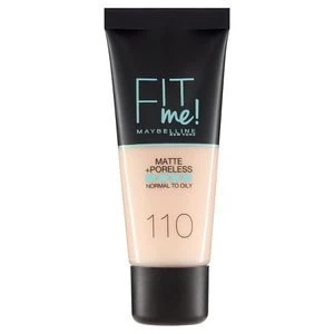 Maybelline Fit Me Matte and Poreless Foundation Porcelain Nude