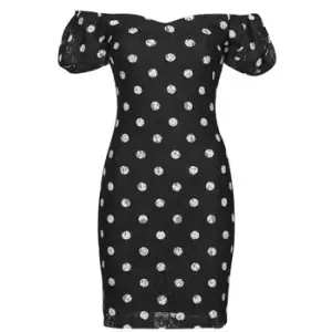 Guess ROSITA DRESS womens Dress in Black. Sizes available:S,M,XL